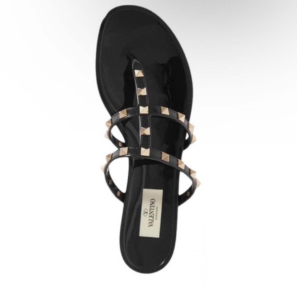 Valentino Black Studded Women's Sandals